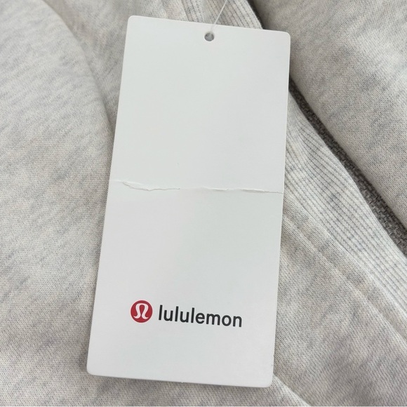 NWT Lululemon Scuba Full Zip Hoodie In Heathered Light Ivory Gold Size 2 - Picture 7 of 9